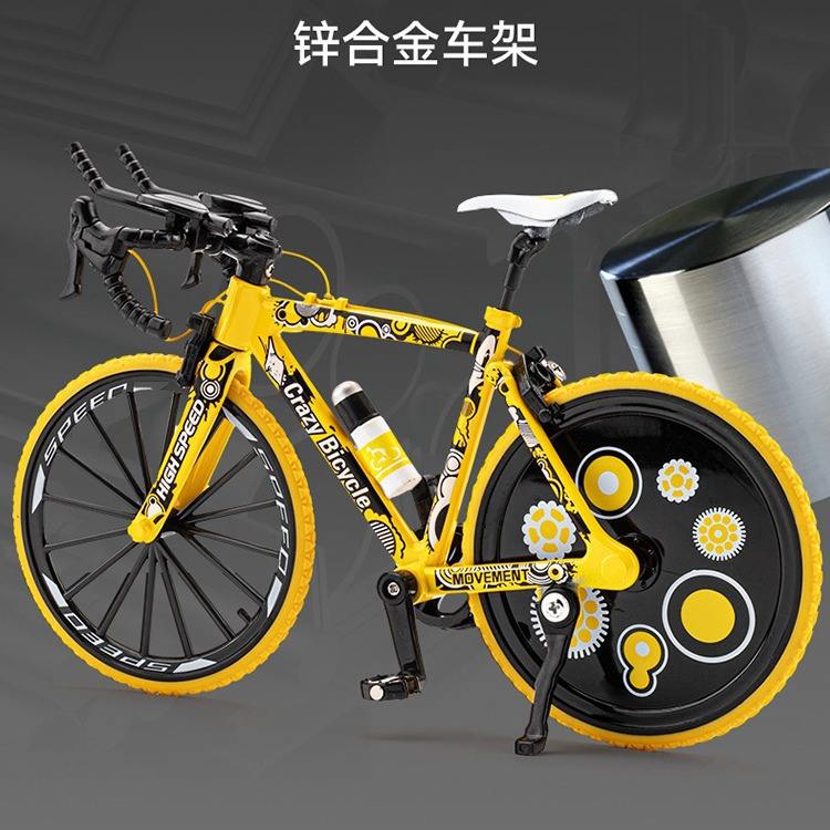 新款 山地车1:8天天竞速车模型摆件全网爆款热销潮流品牌