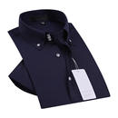 男士 衬衣2021年春季 短袖 商务休闲加工定制一件上班工装 衬衫 夏季