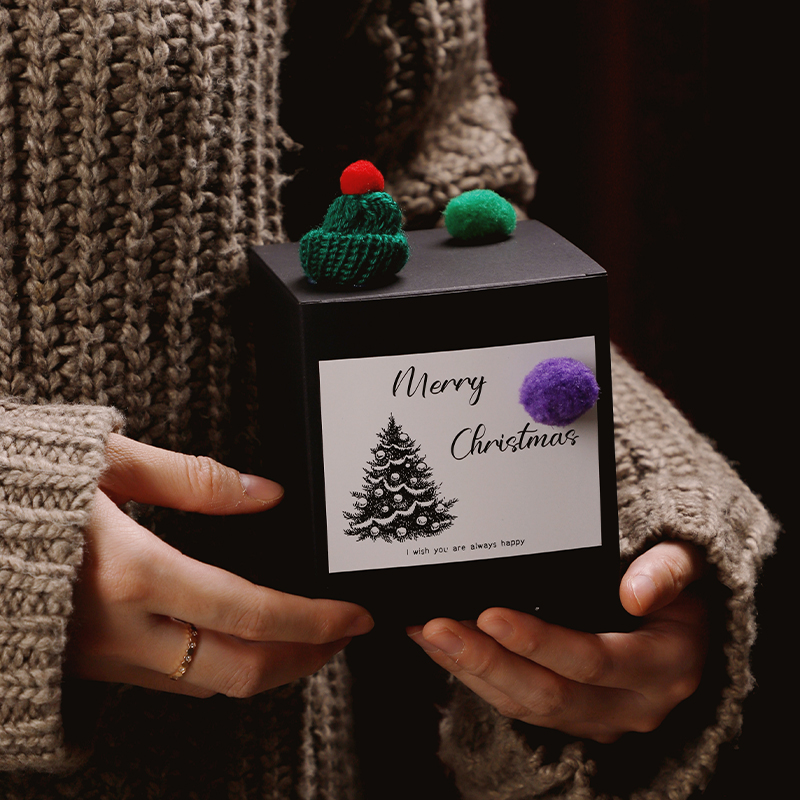 创意圣诞节礼物糖果盒2025高颜值韩版小礼品空盒包装袋苹果包装盒