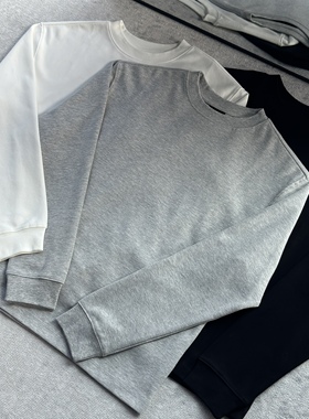 【KEBUSI】必入炽芯双面碳磨保暖打底衫短宽boxy内搭男#Y027