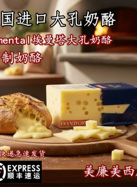 德国进口德宝艾蒙塔尔大孔奶酪500g Emmental cheese