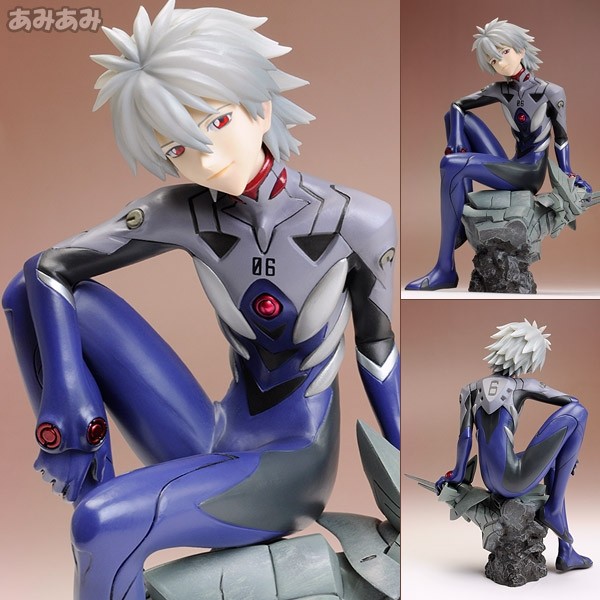 寿屋 eva 新世纪福音战士 渚薰 渚熏 坐姿 日版手办 模型