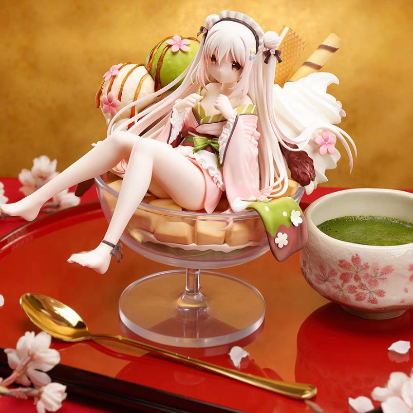 native 原创角色 白玉こまめ 白玉原画 冰淇淋少女 1/6 手办 现货