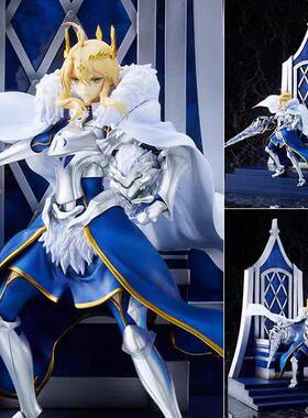 正品全新 SSF fate FGO saber 阿尔托莉雅 狮子王白枪呆 手办