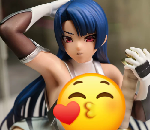 正品qsix Q-six 对魔忍RPGX 淡若紫 八津紫 晒痕 手办