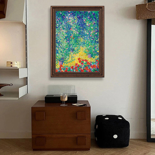 巴特勒名作伯爵花园 现代玄关简约装饰画书房走道背景墙欧式挂画
