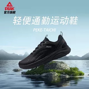匹克皮面态极健步鞋男款秋季新款通勤健步休闲训练鞋作训鞋跑鞋