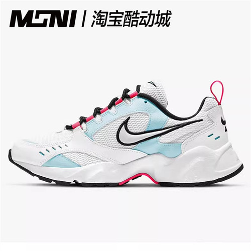 Nike耐克 AIR HEIGHTS白蓝女子运动休闲透气复古老爹鞋CI0603-108