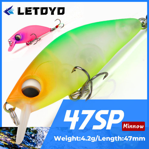 阿穗LEOTYO 路亚饵远投沉水米诺47mm4.2g鲅鱼翘嘴鲈鱼假饵远投