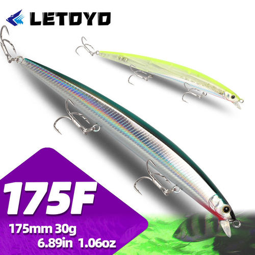 阿穗LETOYO远投悬浮大米诺海钓175mm30g路亚假饵渔具塑料鱼饵批发