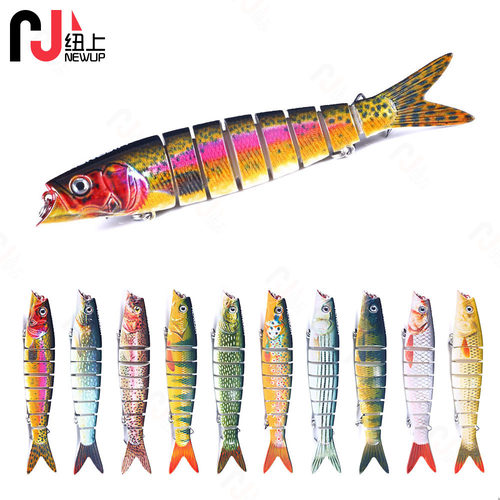 穗子多节鱼硬饵泥鳅海钓仿生鱼饵13.5CM21G跨境外贸仿真鱼路亚饵