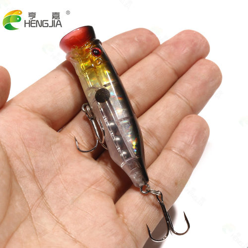 阿穗HENGJIA亨嘉人气带响珠镭射波扒路亚饵 9.5g淡水鲈鱼白条路亚