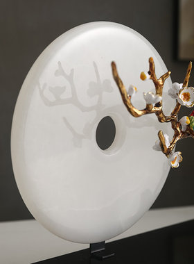 新居玉石客厅平安轻奢乔迁