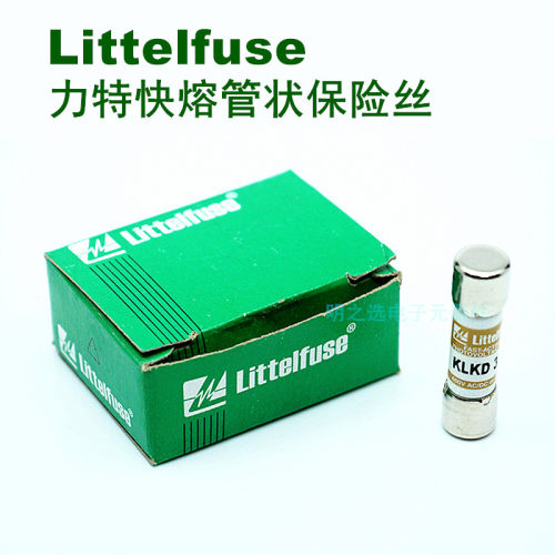 进口力特KLKD快熔陶瓷保险丝管2A 5A 600V 10*38 AC/DC快速熔断器