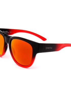 代购Smith男女太阳镜防紫外线多层镀膜非偏光高清晰度红色镜片