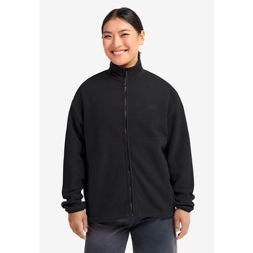 海外代购Jack wolfskin/狼爪女士户外休闲衣保暖防风立领