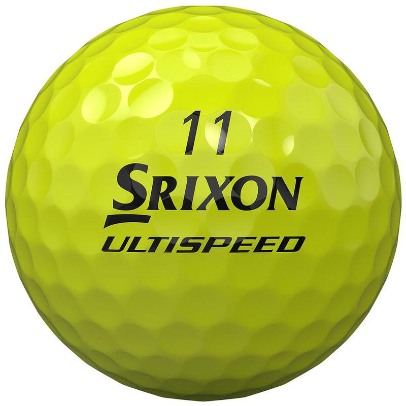 Srixon高尔夫球高速度远距离空气动力学优化软触感黄色白色