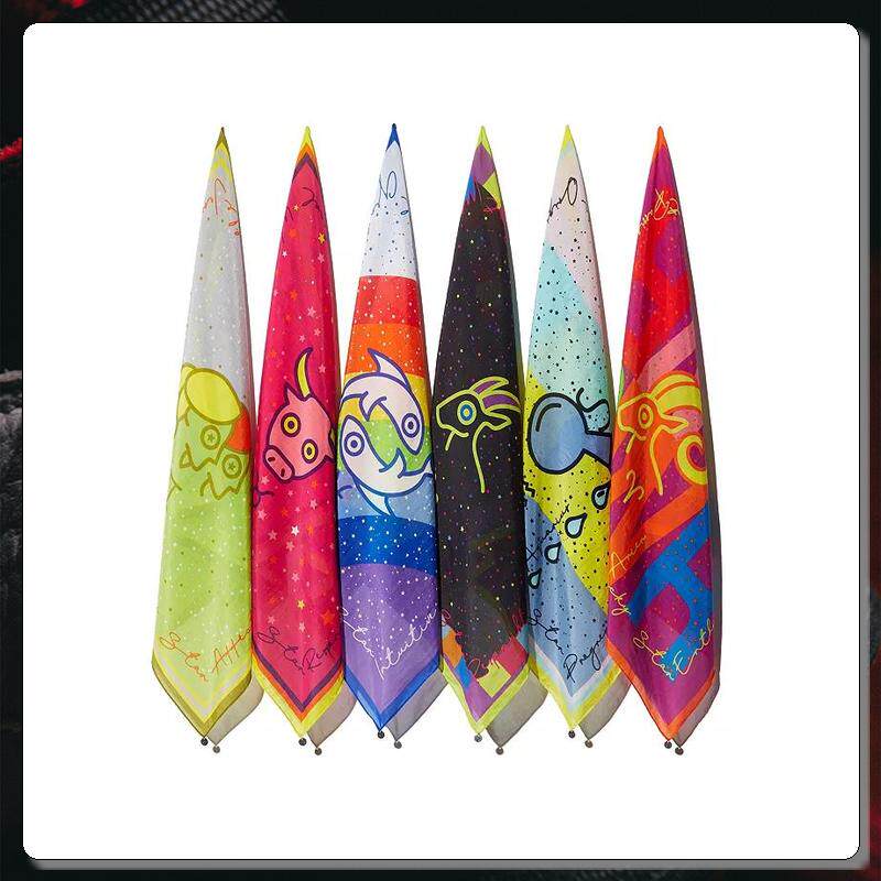 overseas quality goods Agency purchase Fraas Zodiac Sign Scarf Popular fashion Chinese Zodiac woman scarfin the Accessories/Leather belt/Hat/Muffler , Muffler/Scarves/Shawl  category - from Buy2taobao.com to provide professional Taobao agent buy service