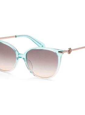 代购kate spade女士太阳镜防紫外线遮光抗强光清晰视野蓝色圆形