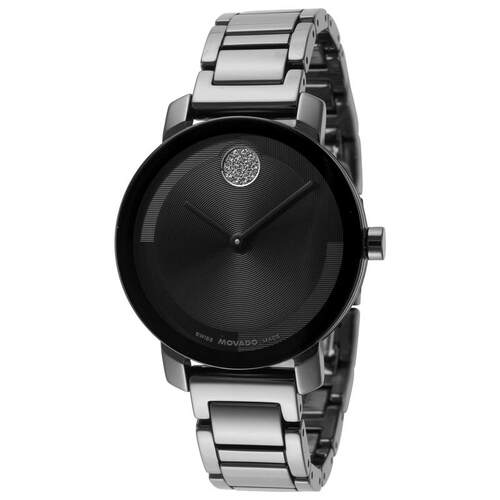 海外代购Movado/摩凡陀女士欧美腕表精准计时矿物玻璃不锈钢表带