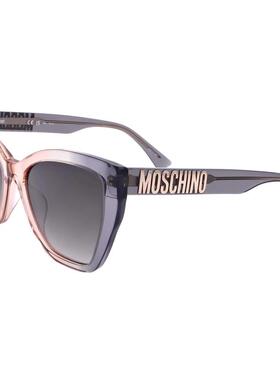 海外代购moschino/莫斯奇诺女士太阳眼镜防紫外线遮阳护眼猫眼框
