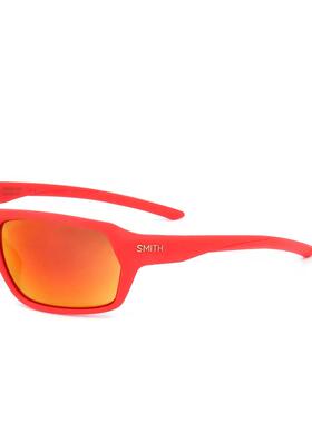 代购Smith男女太阳镜防紫外线非偏光高清视野抗冲击红色矩形框