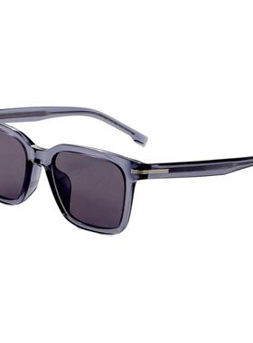 代购Hugo Boss男士太阳镜防紫外线非偏光遮光清晰视野矩形框蓝色