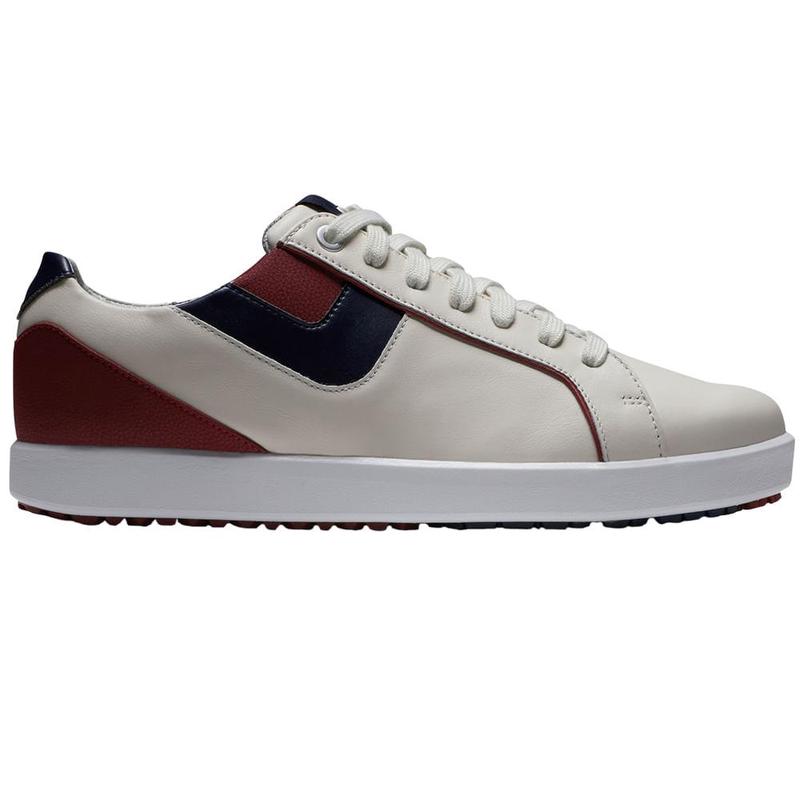 代购Footjoy女士高尔夫球鞋轻便防滑舒适耐磨防水系带白色低帮