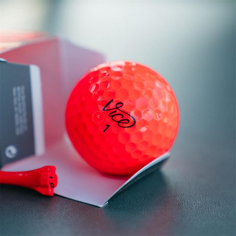 正品代购Vice Golf高尔夫球 PRO Plus大红色超软高级球12个/盒