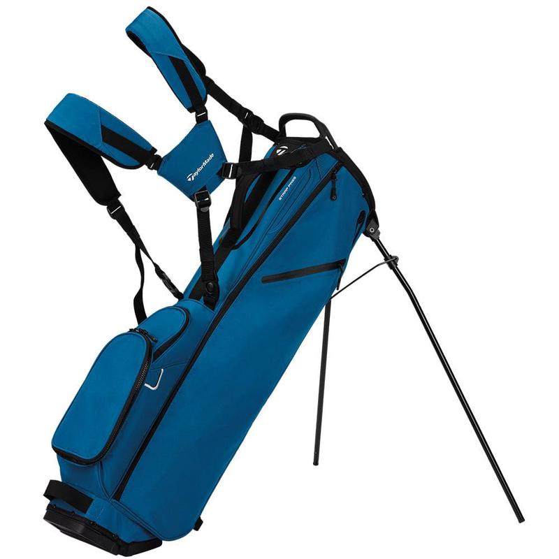 代购Taylormade男士高尔夫球包可站立背负式多隔层便携性强蓝色