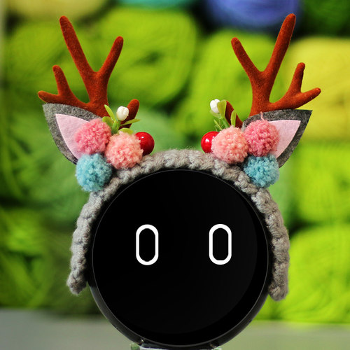 蔚来nomi帽子手工编织纯手工发箍