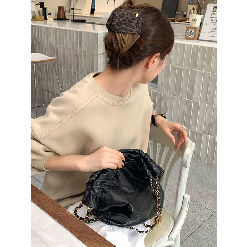 豹纹小确幸~鲨鱼夹抓夹简约发抓