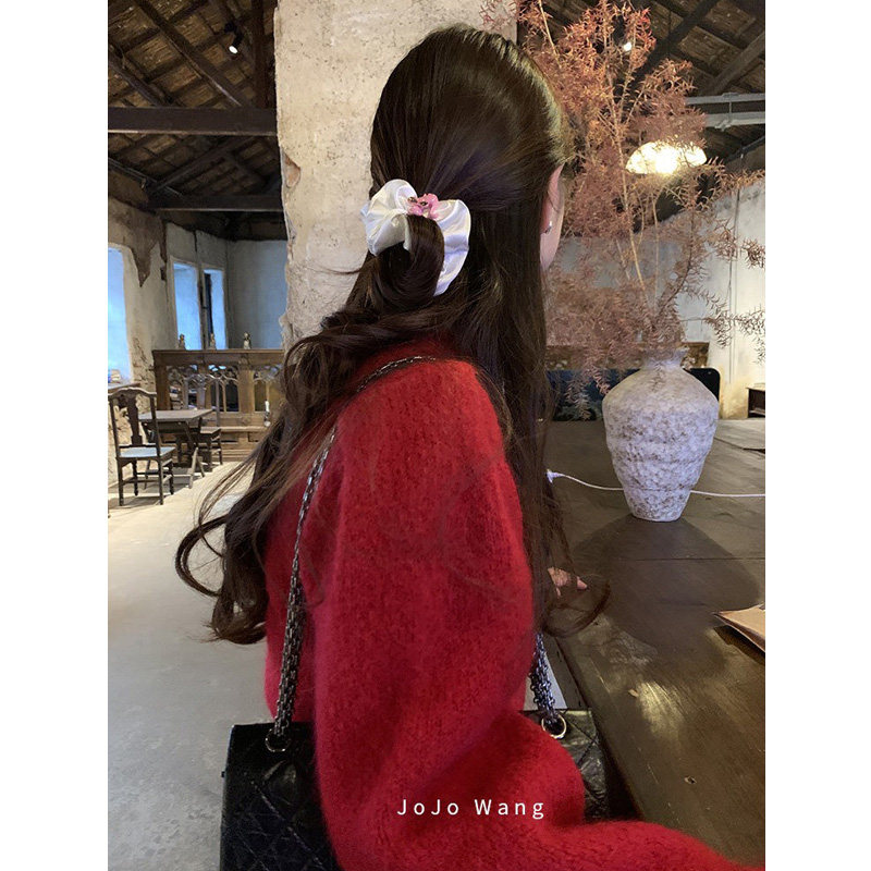 白白甜~珠光白气质大肠发圈女肠圈扎头发饰高级洋气韩国时尚头绳,饰品/流行首饰/时尚饰品新,发饰,淘宝优惠券,粉丝福利购,淘宝优惠卷