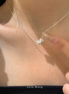 精致爆闪万花筒锁骨链~复古项链好搭极简博主链条2026新款女
