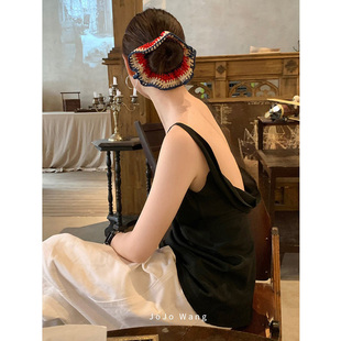 手工针织气质发圈女扎头发饰高级感洋气韩国时尚 高级感miu子 头绳