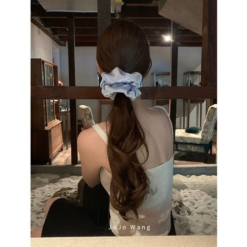 真丝玛丽真~气质发圈女扎头发饰