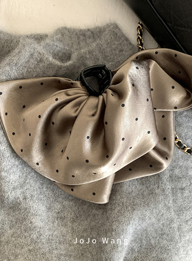 好日常的灰咖~法式抓夹简约发抓高级发夹秋冬气质韩国发饰头饰ins