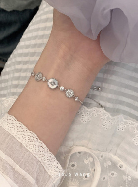【新品限时2件88折】芒星~可调节手链珍珠链条手串手环女高颜值