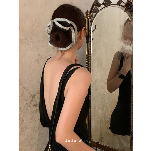是特别的拉链款~发圈女扎头发