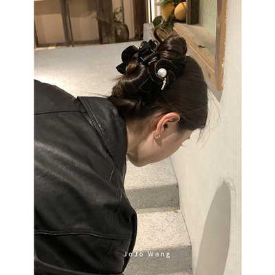 特殊工艺~超绝气质花朵发圈女