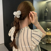 纯欲小白 人鱼姬抓夹发圈头饰发夹扎头发饰鲨鱼夹发抓头绳韩国女