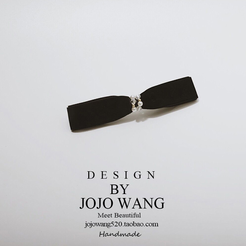 少女风后脑勺韩国ins夹子头饰