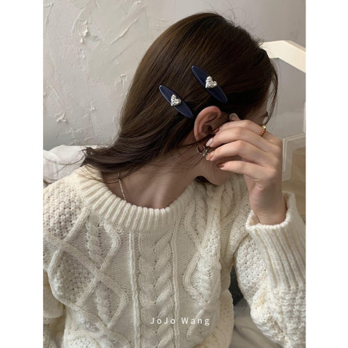 miu蓝~高级感对夹发夹女刘海夹