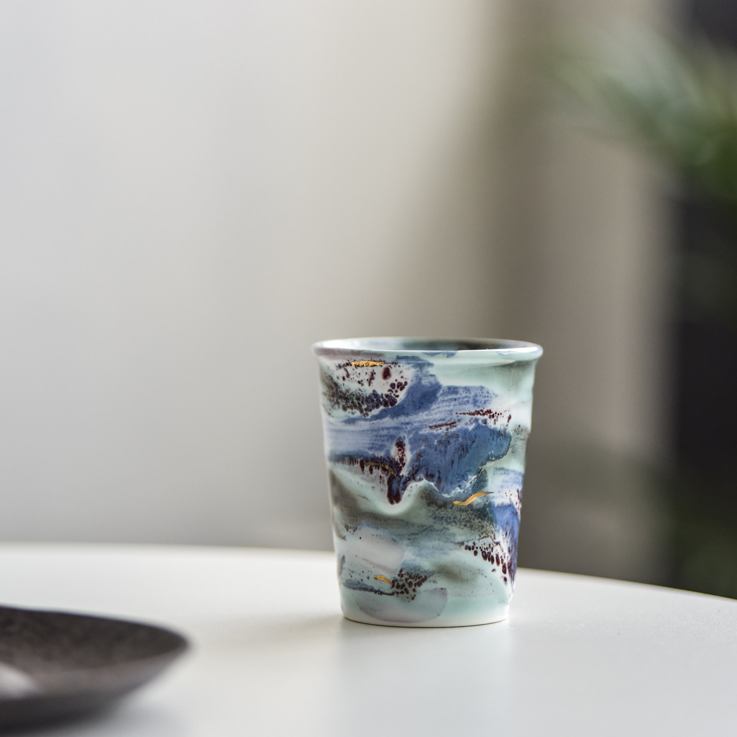 手工色釉陶瓷可乐杯160ml送礼