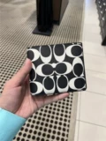 Shanghai Spot US Direct Coach Couchi Leather Mens Pare Short Wallet F74634 F7476