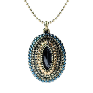 法国IDee魅影古典毛衣链高档长款复古吊坠项链轻奢小众设计感饰品