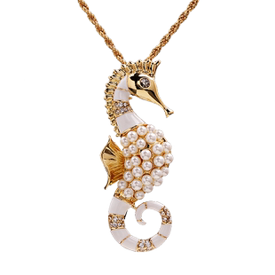 法国IDee毛衣链女长款项链潮流轻奢项链小众设计百搭珍珠配饰品