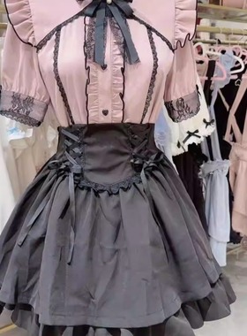 【daydream】国牌原创设计 谁穿谁瘦 收腰黑色半裙