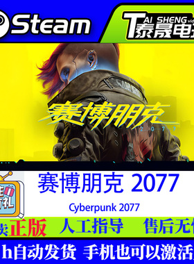 Steam正版PC游戏 赛博朋克2077 Cyberpunk 2077 国区激活码CDKey