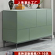意式 饰简约现代门厅储物柜餐边柜 极简钢琴烤漆轻奢玄关柜入户装